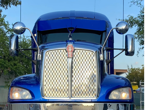 Grille Fits Kenworth T660 Small Diamond With Mesh S.Steel