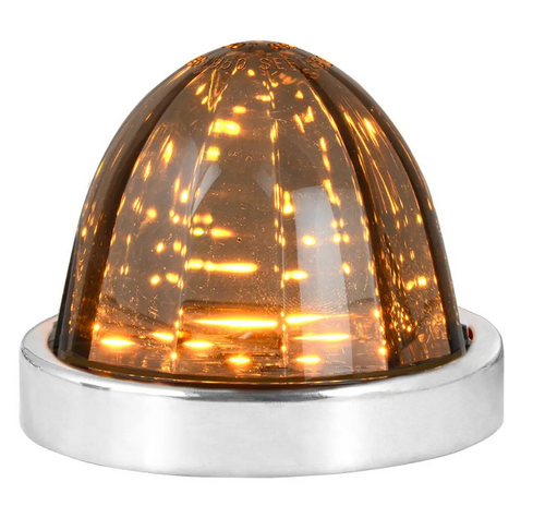 Classic Watermelon Surface Mount LED Light in Smoke Lens