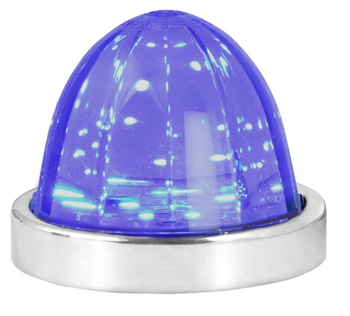 Classic Watermelon Surface Mount LED Light in Smoke Lens