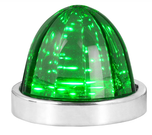 Classic Watermelon Surface Mount LED Light in Smoke Lens