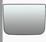 Lower Mirror Glass With Defrost Heat Fits Freightliner Cascadia 2018+