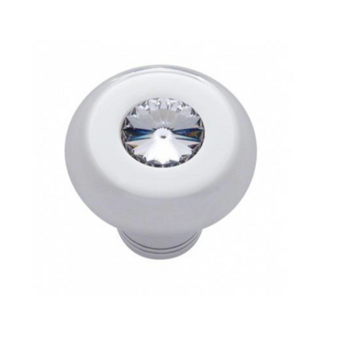 Small Deluxe Dash Knob With Clear Crystal