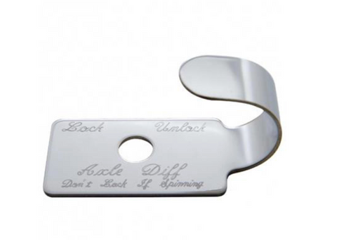 Air Suspension Stainless steel switch guard for Peterbilt 379