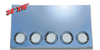 Rear Center Panel 34" X 18" Boxed W/5-4" Light Holes ( No lights )
