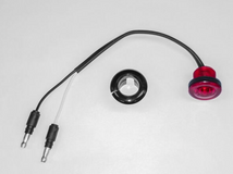 3/4" Bull-eye Led Light Red/Red