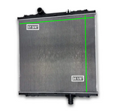 Radiator Plastic Tank, Aluminum Core fits Peterbilt 579 2019-2020 & Kenworth T680 2018-2020