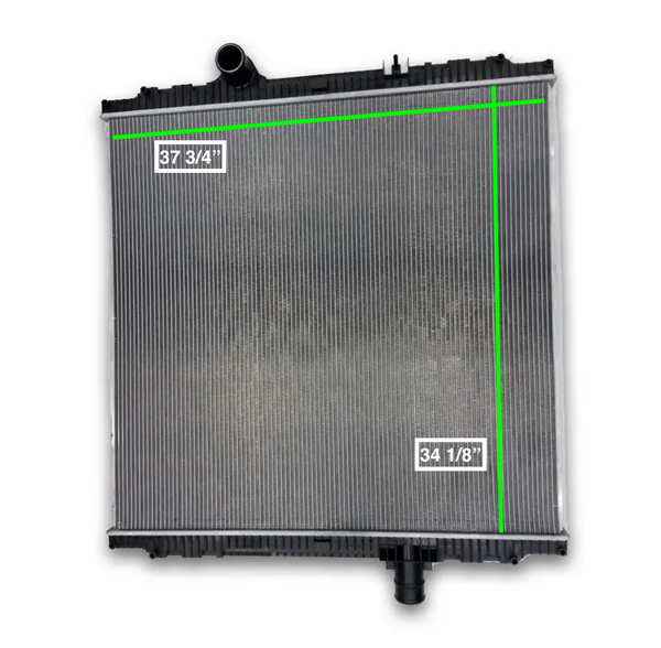 Radiator Plastic Tank, Aluminum Core fits Peterbilt 579 2019-2020 & Ke ...