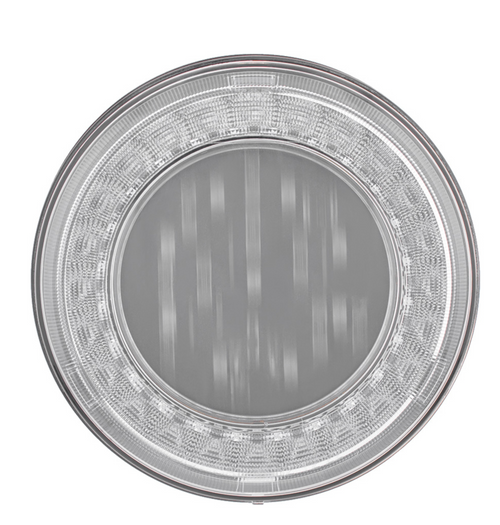 33 LED 4" Round Lumos Light X-Series (Stop, Turn & Tail) - Red LED/Clear Lens