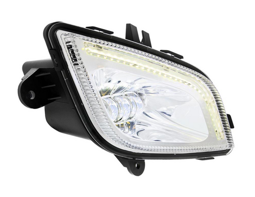 34 LED Chrome Fog Light With LED Light Bar For 2018-2024 Freightliner Cascadia - Passenger