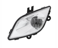 Chrome Single LED Fog Light For 2018-2024 Freightliner Cascadia - Driver - Competition Series