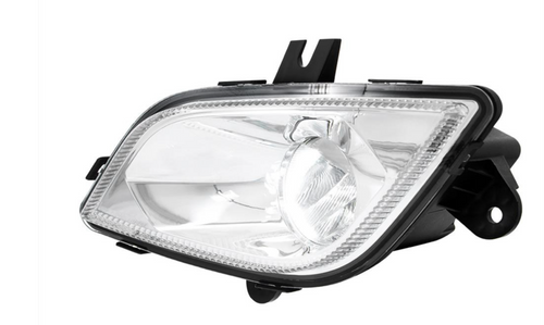 Chrome Single LED Fog Light For 2018-2024 Freightliner Cascadia - Driver - Competition Series