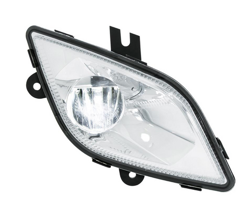Chrome Single LED Fog Light For 2018-2024 Freightliner Cascadia - Passenger - Competition Series