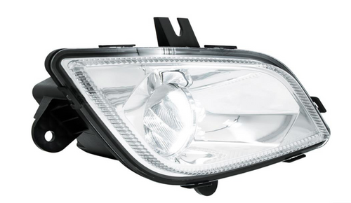 Chrome Single LED Fog Light For 2018-2024 Freightliner Cascadia - Passenger - Competition Series