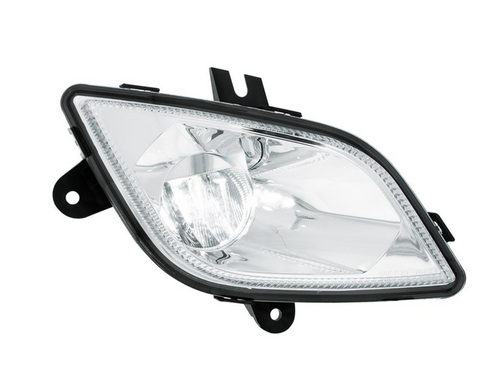 Chrome Single LED Fog Light For 2018-2024 Freightliner Cascadia - Passenger - Competition Series