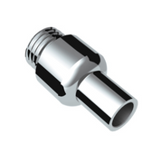 Chrome Aluminum Air Valve Adapter With M30X3.5 Threads