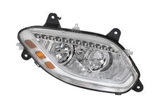 Chrome 86 LED Headlight For 2018-2024 International Prostar LT- Passenger