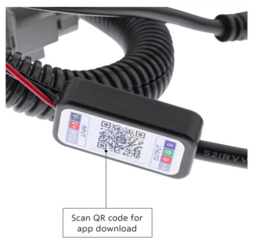 Chrome LED Headlight With RGB Position Light Bar For Peterbilt 386 (2005-2015) & 387 (1999-2010) - Driver