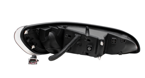 Chrome LED Headlight With RGB Position Light Bar For Peterbilt 386 (2005-2015) & 387 (1999-2010) - Driver