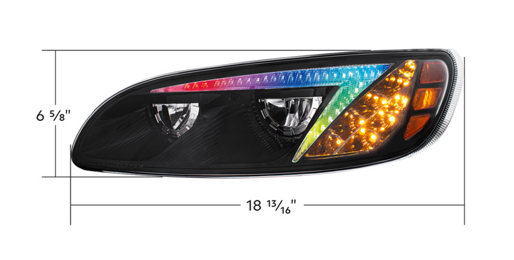 『4年保証』 Black LED For Bar Light Position RGB With Headlight パーツ
