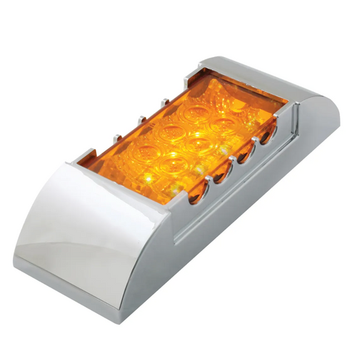 Chrome Plastic Bezel For Rectangular Led Lights