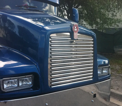 S.S Grille (Kenworth T600) 1 Piece Louver Style