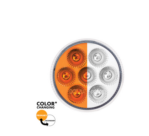 7 LED 2" Round Double Fury Light (Clearance/Marker)