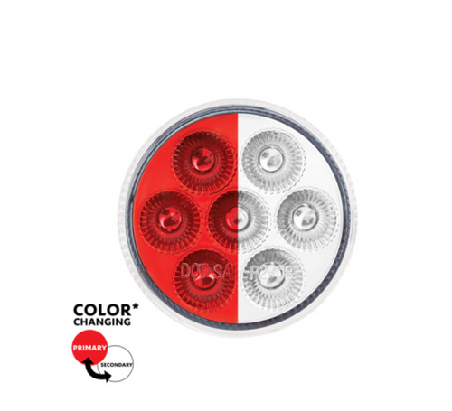 7 LED 2" Round Double Fury Light (Clearance/Marker)