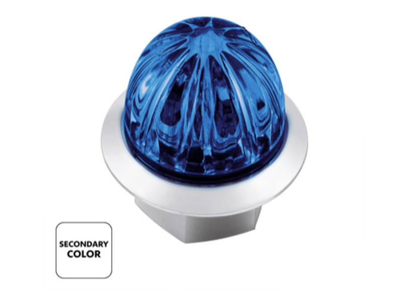 2 LED Mini Watermelon Double Fury Light With Clear Lens (Clearance/Mar