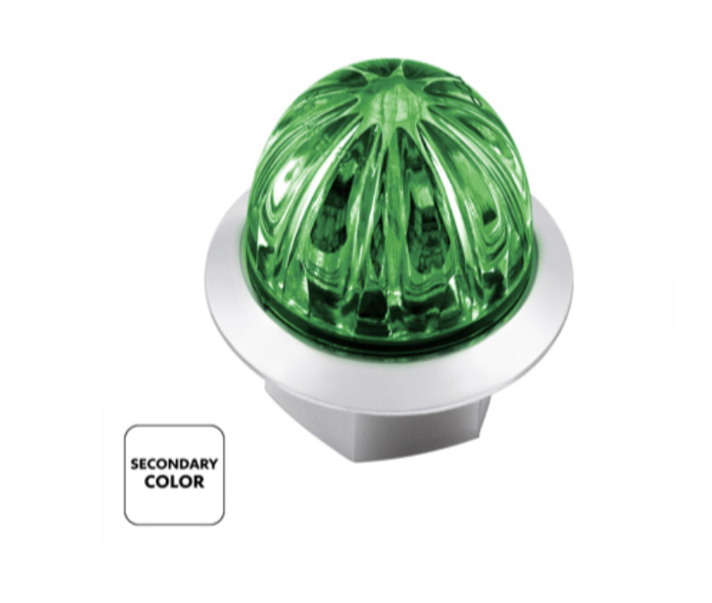 2 LED Mini Watermelon Double Fury Light With Clear Lens (Clearance/Mar