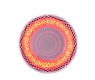 12 LED 2-1/2" Mirage Light (Clearance/Marker) - Red LED/Clear Lens