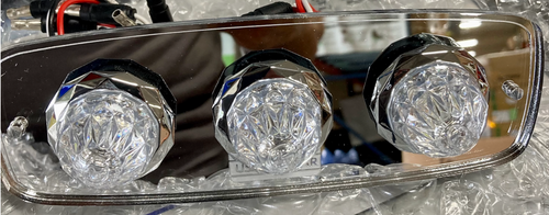 Interior Sleeper Dome Light Plate 3 White Led light Fits Kenworth T680