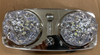 Blue/White Sleeper Dome Light Plate Fits Kenworth T680