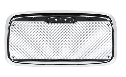 Grille Fits Freightliner Columbia, Plastic Abs, Mesh Design Bug screen not included