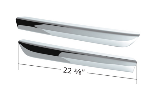 Chrome Plastic Door Grab Handle Covers For 2018-2023 Freightliner Cascadia (Pair)