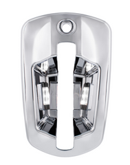 6 LED Chrome Door Handle Cover Fits  Freightliner Cascadia 2018-2023 Driver, White LED