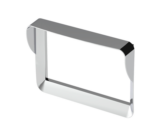 Chrome Plastic 7" Navigation Screen Bezel Fits 2012-2021 Peterbilt 579