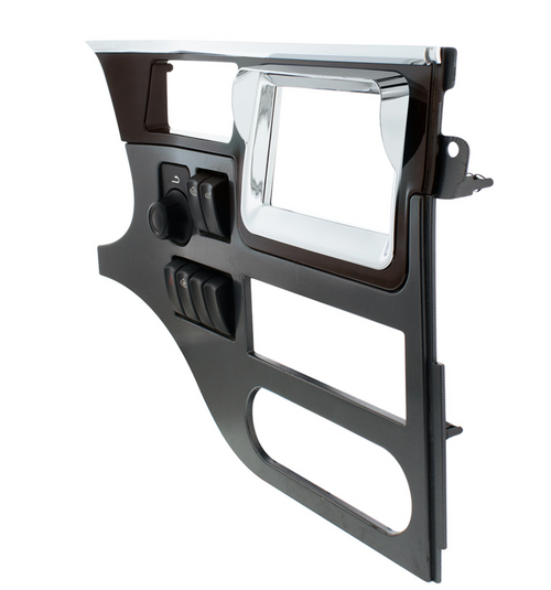 Chrome Plastic 7" Navigation Screen Bezel Fits 2012-2021 Peterbilt 579