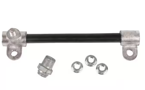 7" Stud Top 3-Battery Harness Cable - Black