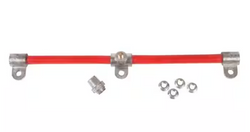 14" Stud Top 3-Battery Harness Cable - Red