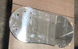 Seat Adapter Plate Universal Aluminum Polished