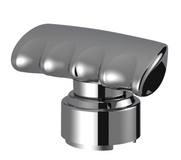 Thread-On T-Shape Gearshift Knob With Chrome 9/10 Speed Adapter - Chrome