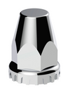 33mm x 2-3/4" Chrome Plastic Original Nut Covers - Push-On