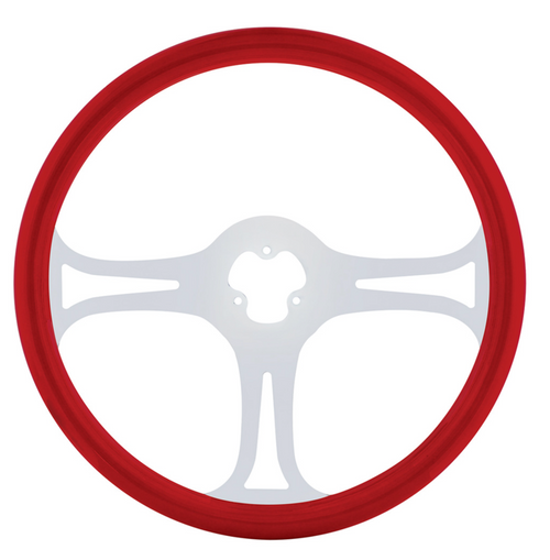 18" Color Blade Steering Wheel - Indigo Red
