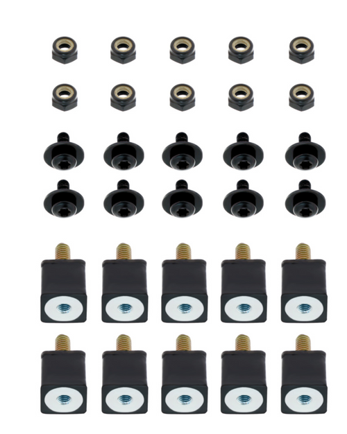 Chrome bushing and bolt Grille Screw Set For 2003-2017 Volvo VNL