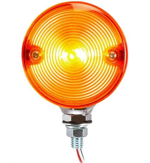 3" Double Face Fleet LED Pedestal Light Amber/Amber - Red/Red