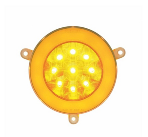 21 LED GloLight Daytime Running Light For 2005-2010 Freightliner Century -Amber LED/Clear Lens
