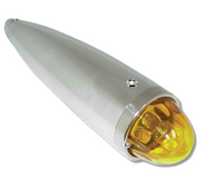 Cab Marker Lights with Chrome Die Cast Housing w/ Stainless Steel Bezel