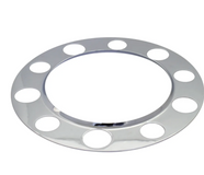 Chrome Plated Beauty Ring 10 w/32mm dia.Pilot (uni-mount)