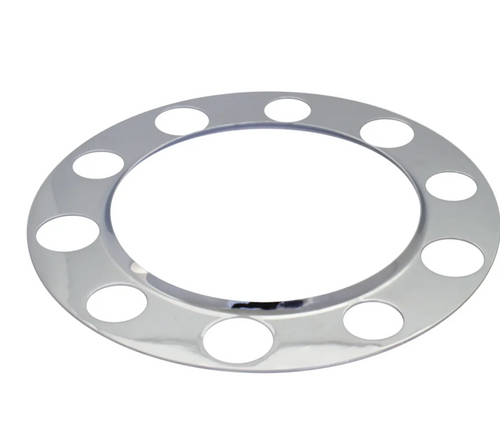 Chrome Plated Beauty Ring 10 w/32mm dia.Pilot (uni-mount)