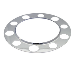Chrome Plated Beauty Ring 10 w/32mm dia.Pilot (uni-mount)